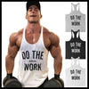 Do The Work Muscle Gym Workout Tank Top Men's Shirt