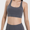 Millennia Square Neck Wide Strap Active Tank Women's Top