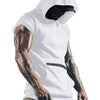 Men's Plus Size Kangaroo Pocket Hooded Tank