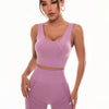 Scoop Neck Wide Strap Top and Shorts Active Set